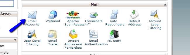 Access Email accounts in cPanel