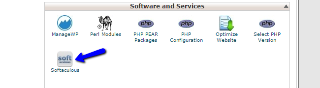 Access Softaculous via cPanel