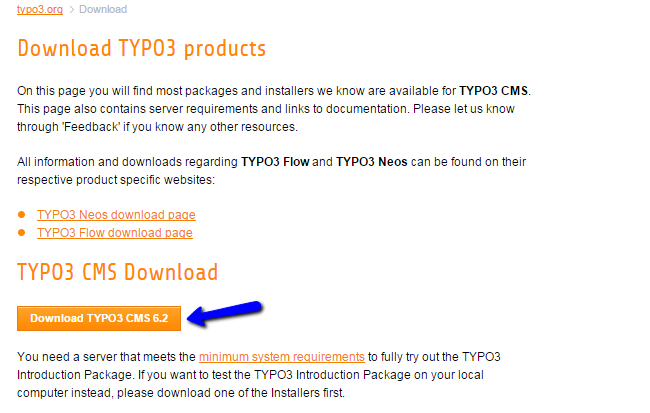 Download TYPO3