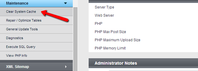 Access cache manager in vBulletin