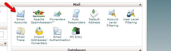 Access email accounts in cPanel