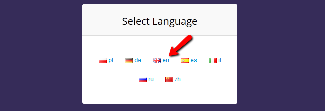 windu language settings