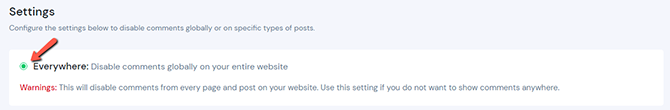 Disable Comments Everywhere with a Plugin