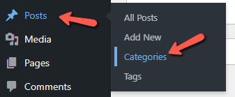 Go to Posts Categories