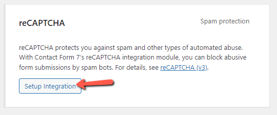 Setup Captcha Integration