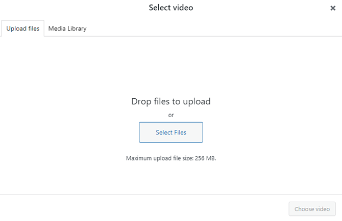 Select Video Files for Header