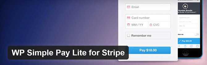 WP Simple Pay Lite for Stripe Plugin