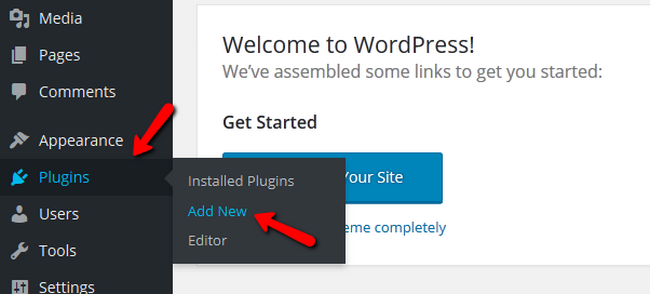 Adding a new plugin in WordPress