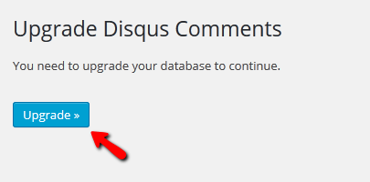 Upgrading your Database for Disqus