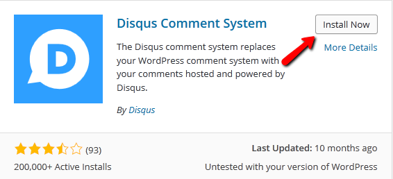 Installing the Disqus Comment System