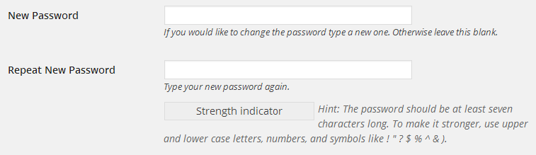 password-fields
