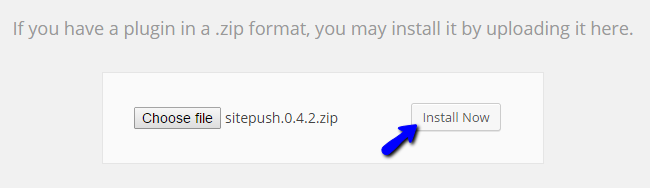 Install SitePush Staging in Wordpress