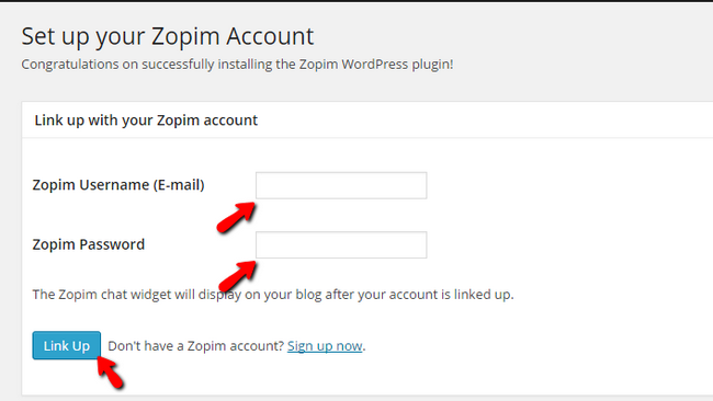 Setting up your Zopim Account