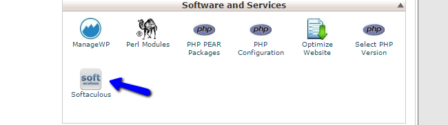 Access Softaculous in cPanel