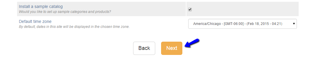 X-Cart sample data during install