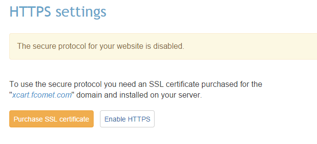 Enable HTTPS in X-Cart