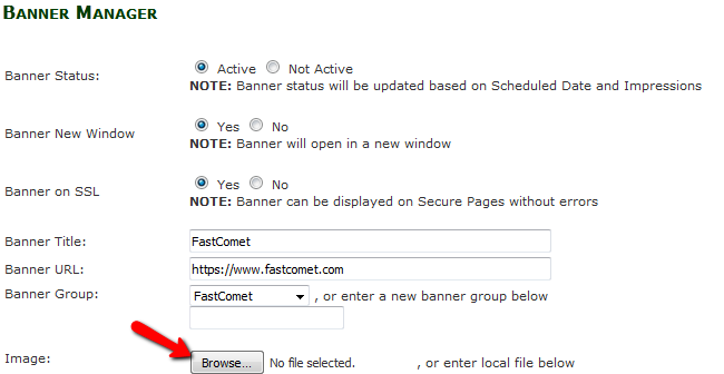 Configuring a New Image Banner in Zen Cart