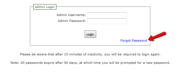 Using the Forgot Password link in Zen Cart